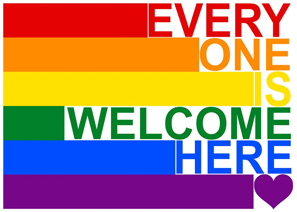 Everyone is welcome here